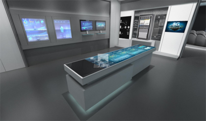 企业展馆设计中的多媒体设计成效