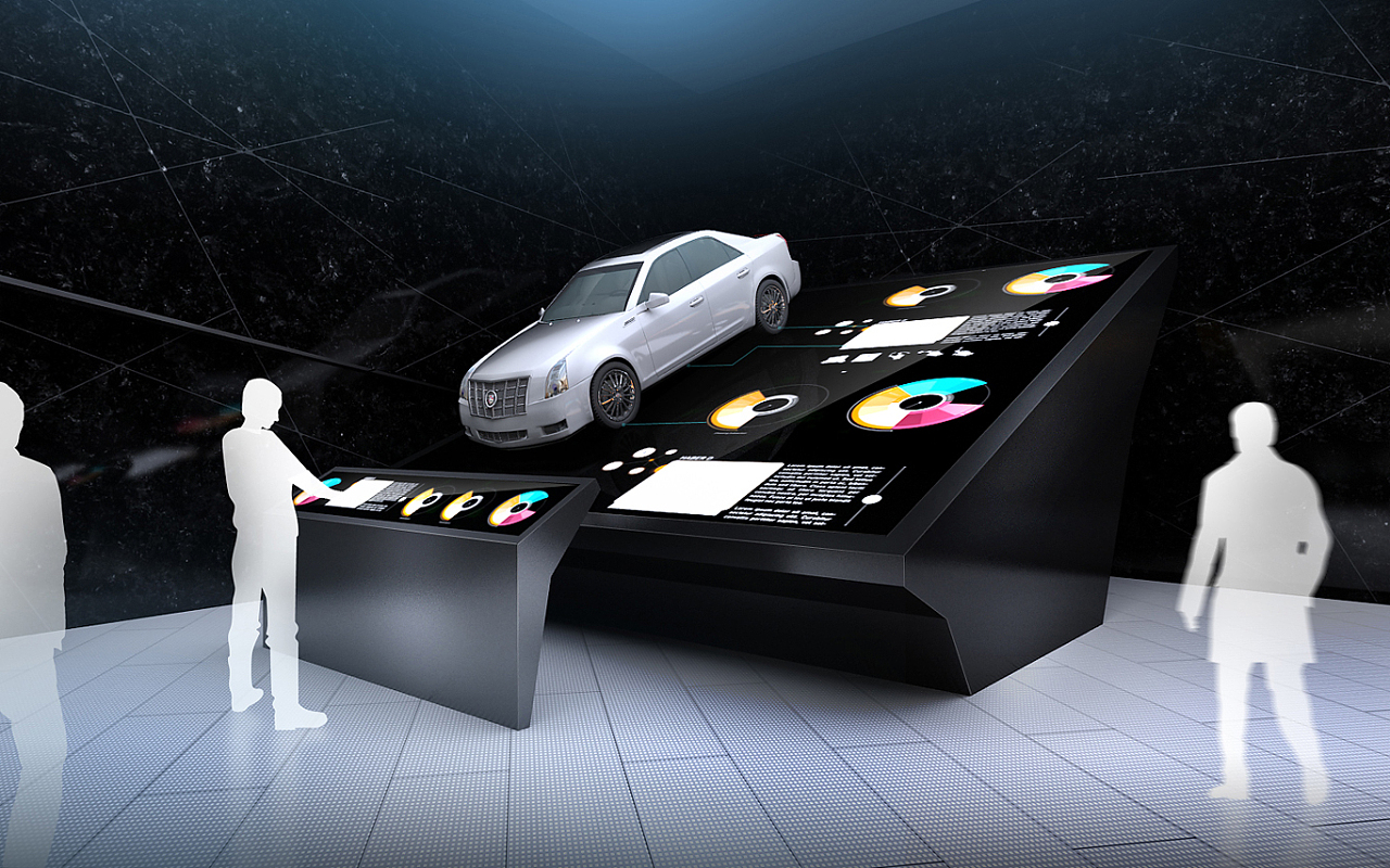 空间与多媒体 上海车展SGM空间设计与多媒体设计的融合创新